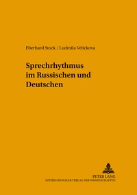 Abbildung von: Sprechrhythmus im Russischen und Deutschen - Peter Lang Verlag
