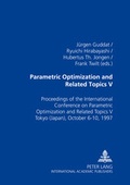 Cover: Parametric Optimization and Related Topics V - Peter Lang Verlag