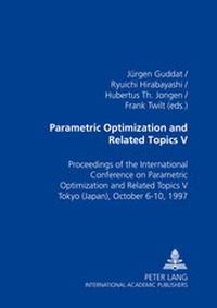 Abbildung von: Parametric Optimization and Related Topics V - Peter Lang Verlag