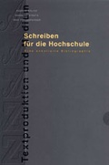 Cover: Schreiben f&uuml;r die Hochschule - Peter Lang Verlag