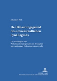 Abbildung von: Der Belastungsgrund des steuerstaatlichen Synallagmas - Peter Lang Verlag