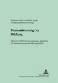 Cover: Humanisierung der Bildung- Jahrbuch 2000 - Peter Lang Verlag