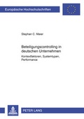 Cover: Beteiligungscontrolling in deutschen Unternehmen - Peter Lang Verlag