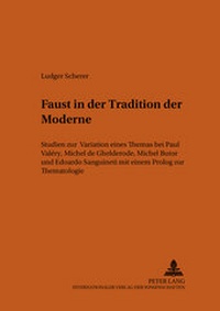 Enlarge image Cover: «Faust» in der Tradition der Moderne - Peter Lang Verlag