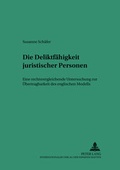 Cover: Die Deliktsf&auml;higkeit juristischer Personen - Peter Lang Verlag