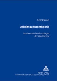 Enlarge image Cover: Arbeitsquantentheorie - Peter Lang Verlag