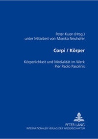 Enlarge image Cover: Corpi/Körper - Peter Lang Verlag