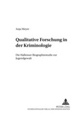 Cover: Qualitative Forschung in der Kriminologie - Peter Lang Verlag