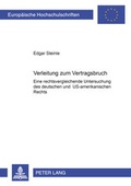Cover: Verleitung zum Vertragsbruch - Peter Lang Verlag