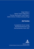 Cover: Ad Fontes - Peter Lang Verlag