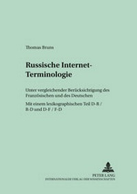 Abbildung von: Russische Internet-Terminologie - Peter Lang Verlag