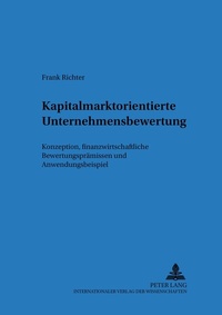 Abbildung von: Kapitalmarktorientierte Unternehmensbewertung - Peter Lang Verlag