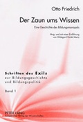 Cover: Der Zaun ums Wissen - Peter Lang Verlag