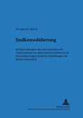 Cover: Endkonsolidierung - Peter Lang Verlag