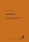 Cover: Autorhetorik - Peter Lang Verlag