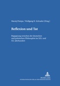Cover: Reflexion und Tat - Peter Lang Verlag