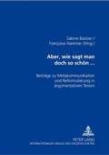 Cover: Aber, wie sagt man doch so sch&ouml;n... - Peter Lang Verlag