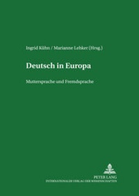 Abbildung von: Deutsch in Europa - Peter Lang Verlag