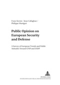 Cover: Public Opinion on European Security and Defense - Peter Lang Verlag
