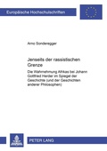 Cover: Jenseits der rassistischen Grenze - Peter Lang Verlag