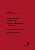 Cover: Internationale Wirtschaftskommunikation auf Deutsch - Peter Lang Verlag