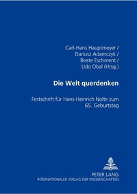Enlarge image Cover: Die Welt querdenken - Peter Lang Verlag