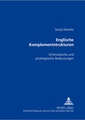 Cover: Englische Komplementstrukturen - Peter Lang Verlag