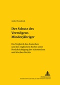 Bild: Der Schutz des Vermoegens Minderjaehriger - Peter Lang Verlag