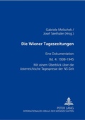 Cover: Die Wiener Tageszeitungen - Peter Lang Verlag