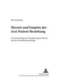 Abbildung von: Theorie und Empirie der Arzt-Patient-Beziehung - Peter Lang Verlag