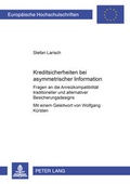 Cover: Kreditsicherheiten bei asymmetrischer Information - Peter Lang Verlag