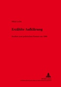 Cover: Erzaehlte Aufklaerung - Peter Lang Verlag
