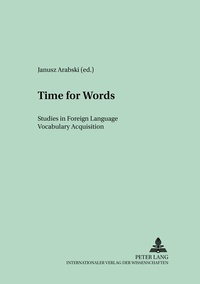 Abbildung von: Time for words - Peter Lang Verlag