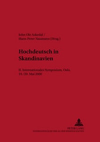 Abbildung von: Hochdeutsch in Skandinavien - Peter Lang Verlag