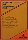 Cover: Haftung und Umwelt - Peter Lang Verlag