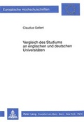 Cover: Vergleich des Studiums an englischen und deutschen Universit&auml;ten - Peter Lang Verlag