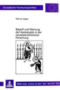 Abbildung von: Begriff und Wertung der Apokalyptik in der neutestamentlichen Forschung - Peter Lang Verlag