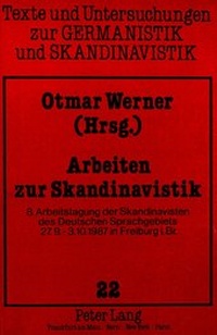 Abbildung von: Arbeiten zur Skandinavistik - Peter Lang Verlag