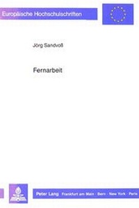 Abbildung von: Fernarbeit - Peter Lang Verlag