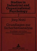 Cover: Grundlagen zur Sicherheitsanalyse - Peter Lang Verlag
