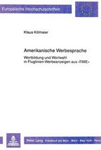 Abbildung von: Amerikanische Werbesprache - Peter Lang Verlag