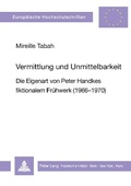Cover: Vermittlung und Unmittelbarkeit - Peter Lang Verlag