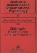 Cover: Shiftwork: Health, Sleep and Performance - Peter Lang Verlag