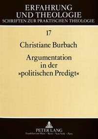 Abbildung von: Argumentation in der «politischen Predigt» - Peter Lang Verlag