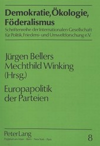 Abbildung von: Europapolitik der Parteien - Peter Lang Verlag