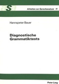 Cover: Diagnostische Grammatiktests - Peter Lang Verlag