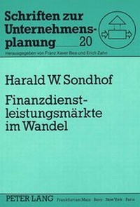Abbildung von: Finanzdienstleistungsmärkte im Wandel - Peter Lang Verlag