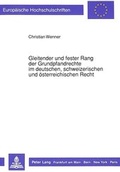 Bild: Gleitender und fester Rang der Grundpfandrechte im deutschen, schweizerischen und &ouml;sterreichischen Recht - Peter Lang Verlag