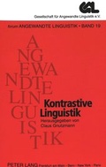 Cover: Kontrastive Linguistik - Peter Lang Verlag