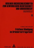 Bild: Fristlose K&uuml;ndigung im Urhebervertragsrecht - Peter Lang Verlag